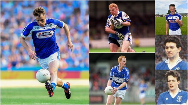 Ross Munnelly, Michael Lawlor, Padraig Clancy, John O'Loughlin, Pat Brophy and Martin Dempsey are players who have made the most appearances for the Laois footballers over the years