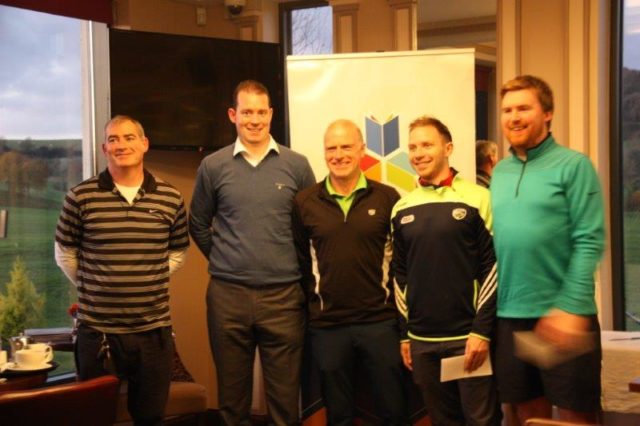 Portlaoise CBS and Portlaoise College teamed up to win the golf title