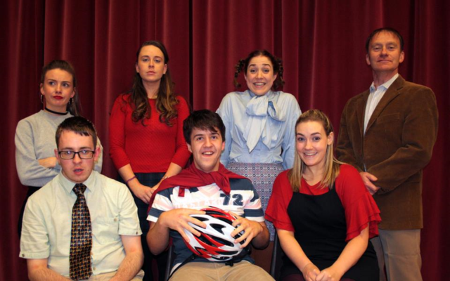 Some of the cast involved in The 25th Putnam County Spelling Bee