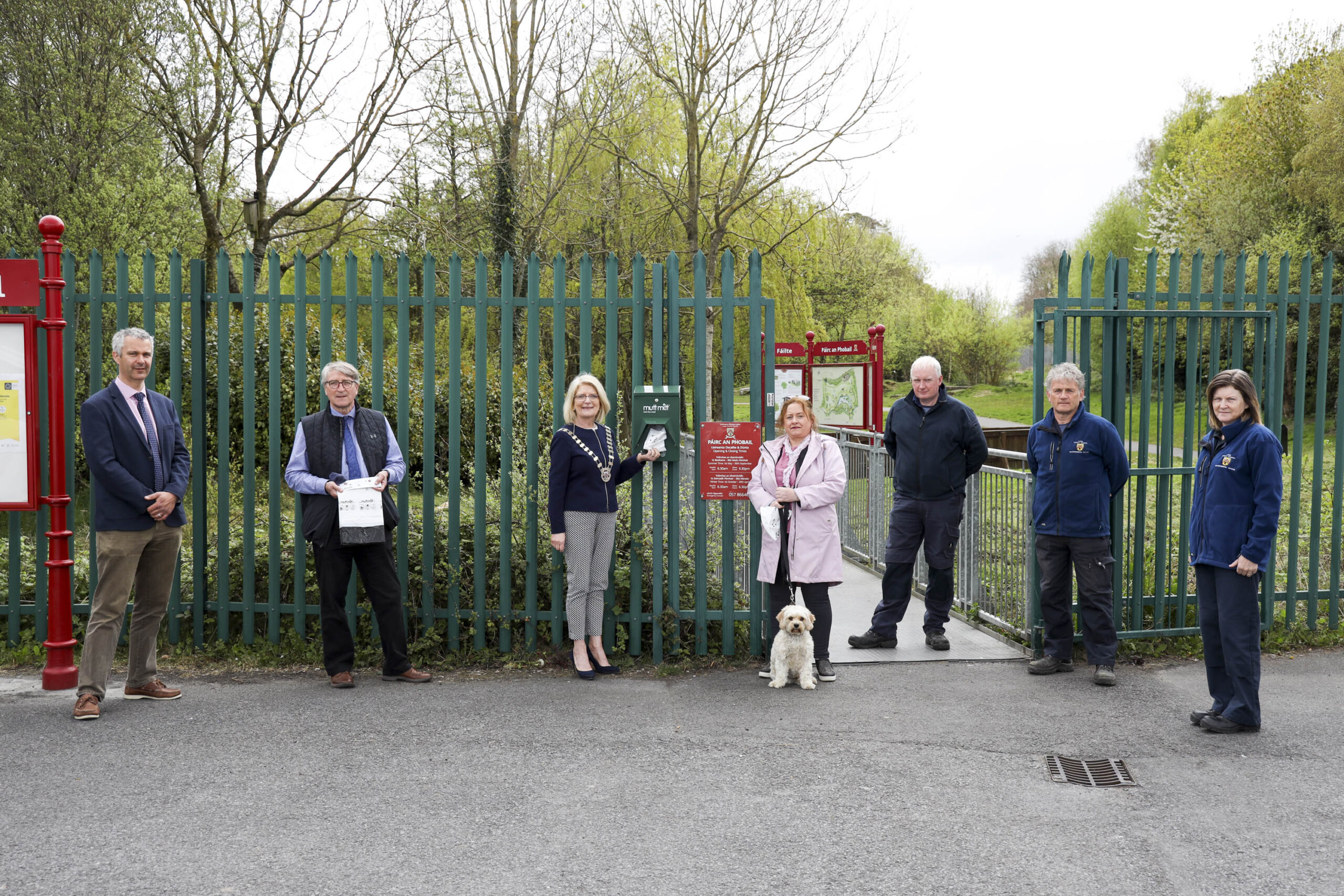 Laois County Council's Anti dog fouling campaign was launched this week