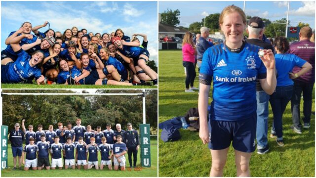 Leinster Rugby U-18s and Portlaoise RFC U-17s