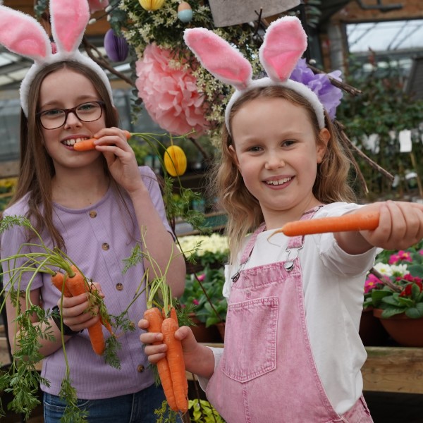 Easter bunny breakfast at Solas Eco garden centre