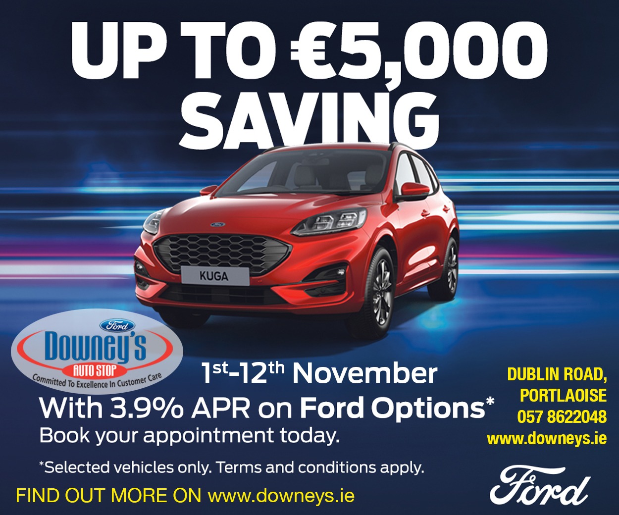 Fantastic savings in Downey's across exclusive 12 Days of Ford sales