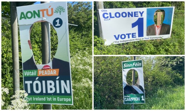 Peadar Toibin Ollie Clooney and Helen Campion