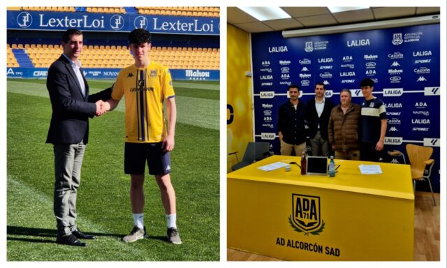 Shaun Ochovo McEvoy AD Alcorcon La Liga Spain soccer