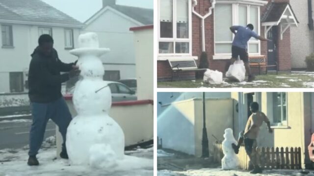 ‘Snowman Killer’ wreaking havoc across Portlaoise as children ‘left in tears’