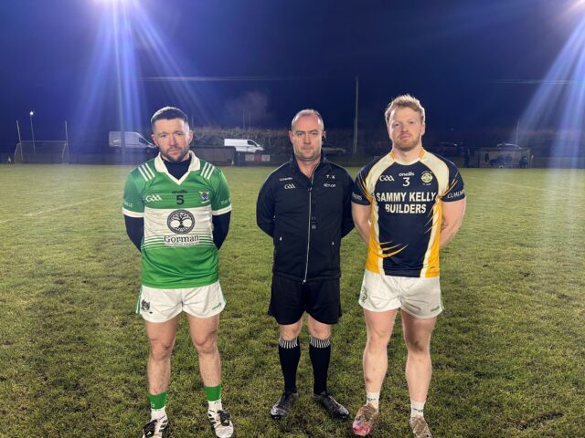 Paddy Keating Rosenallis Tom Kennedy Referee James Kelly Crettyard